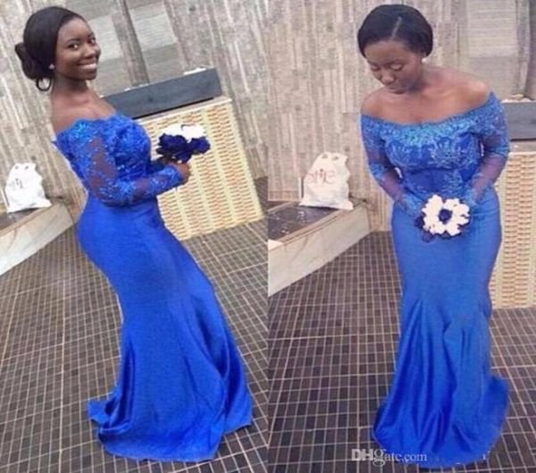 2018 royal blue bridesmaid dress bateau neck long sleeves slim vintage lace appliques maid of honor gowns full sequins wedding gue7725392, White;pink
2018 royal blue bridesmaid dress bateau neck long sleeves slim vintage lace appliques maid of honor gowns full sequins wedding gue7725392, White;pink