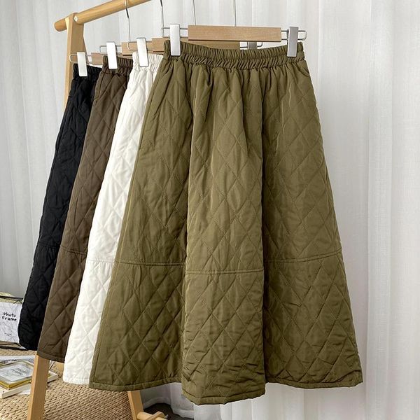 dresses 2022 autumn winter gagarich diamond lattice woven skirt women korean highwaisted solid thick quilted midlength aline skirts, Black;gray
dresses 2022 autumn winter gagarich diamond lattice woven skirt women korean highwaisted solid thick quilted midlength aline skirts, Black;gray