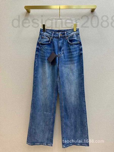 women's jeans designer worn and versatile high waist straight denim pants qlkg, Blue
women's jeans designer worn and versatile high waist straight denim pants qlkg, Blue