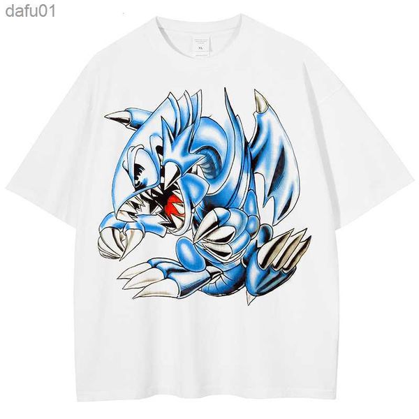 harajuku streetwear fashion t-shirt blue dinosaur print t shirt summer cotton casual tshirt men hip hop short sleeve tees l230520, White;black
harajuku streetwear fashion t-shirt blue dinosaur print t shirt summer cotton casual tshirt men hip hop short sleeve tees l230520, White;black