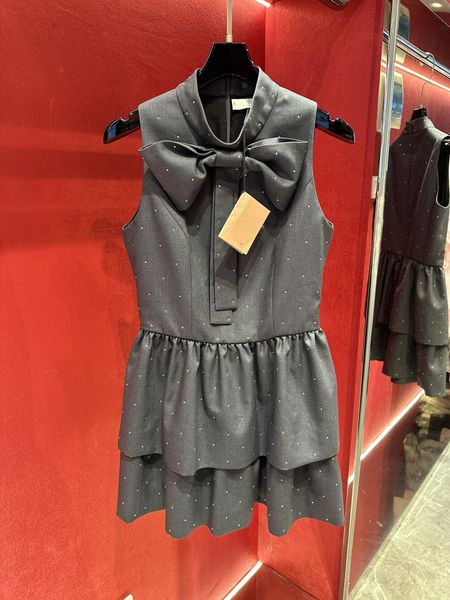basic & casual dresses 2023 european luxury fashion dress bow tie diamond skirt, Black;gray
basic & casual dresses 2023 european luxury fashion dress bow tie diamond skirt, Black;gray