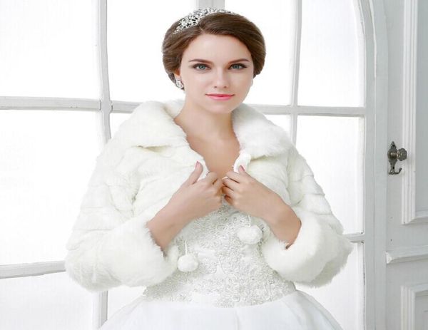 faux fur bolero shrugs beige full long sleeve bridal wraps evening wedding jackets shawls winter warm coats6170149, White
faux fur bolero shrugs beige full long sleeve bridal wraps evening wedding jackets shawls winter warm coats6170149, White