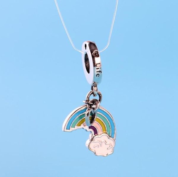 fashion rainbow charm charm 925 sterling silver for pandora jewelry with original box with logo classic color pendant6553415, Bronze;silver
fashion rainbow charm charm 925 sterling silver for pandora jewelry with original box with logo classic color pendant6553415, Bronze;silver