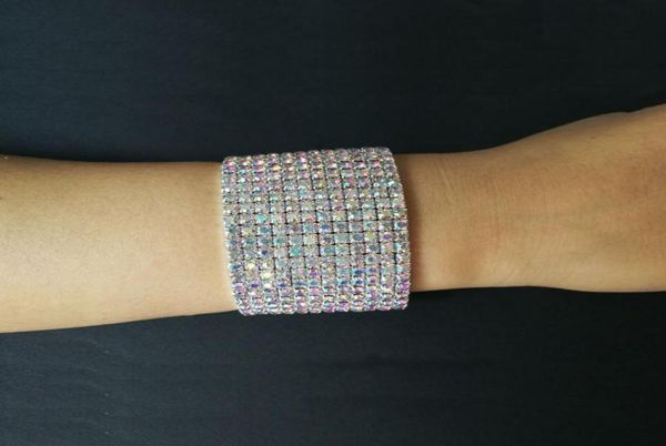 12 rows stretch bracelet wedding bridal party jewelry crystal rhinestone stretch bangle bracelet multi row wedding accessories for9158746, Golden;silver
12 rows stretch bracelet wedding bridal party jewelry crystal rhinestone stretch bangle bracelet multi row wedding accessories for9158746, Golden;silver