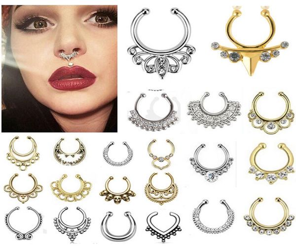 cute fake septum medical titanium nose ring cute grils studs piercing silver crystal indian body clip hoop for women jewelry femal6685518
cute fake septum medical titanium nose ring cute grils studs piercing silver crystal indian body clip hoop for women jewelry femal6685518