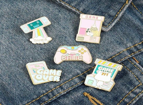 game over enamel brooches pin for women girl fashion jewelry accessories metal vintage brooches pins badge whole gift2522780, Gray
game over enamel brooches pin for women girl fashion jewelry accessories metal vintage brooches pins badge whole gift2522780, Gray