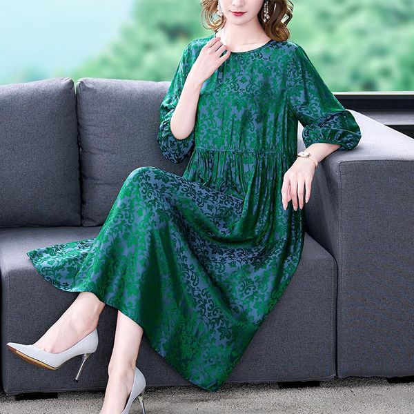 dresses women print natural silk loose waist midi dress spring summer elegant bodycon casaul dress 2023 korean vintage plus size dress, Black;gray
dresses women print natural silk loose waist midi dress spring summer elegant bodycon casaul dress 2023 korean vintage plus size dress, Black;gray
