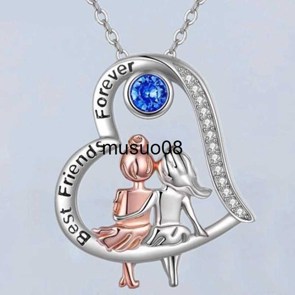 pendant necklaces fashion heart horsetail sister necklace two-color pendant engagement necklace for women stainless steel jewelry halloween, Silver
pendant necklaces fashion heart horsetail sister necklace two-color pendant engagement necklace for women stainless steel jewelry halloween, Silver