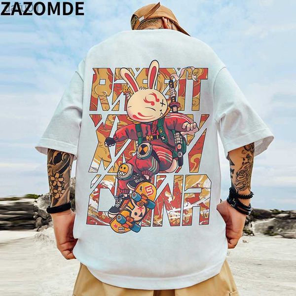 zazomde cartoon skateboarding rabbit print hip hop t shirt men harajuku tshirt fashion high street cotton t-shirt streetwear men l230520, White;black
zazomde cartoon skateboarding rabbit print hip hop t shirt men harajuku tshirt fashion high street cotton t-shirt streetwear men l230520, White;black
