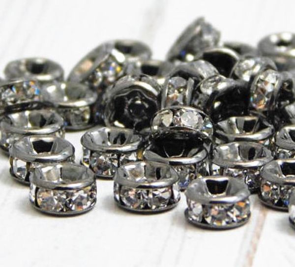 bulk lots 50 pcs gun black metal with clear crystal rondelle rhinestone beads spacer findings for jewelry making in 6mm1561370
bulk lots 50 pcs gun black metal with clear crystal rondelle rhinestone beads spacer findings for jewelry making in 6mm1561370