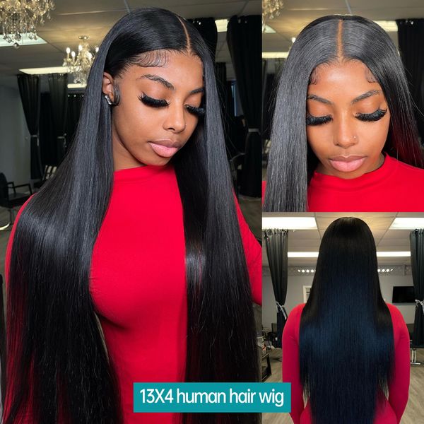 rosabeauty 30 40 inch 13x6 straight lace front wig brazilian human hair transparent closure frontal wigs for women 250%, Black;brown
rosabeauty 30 40 inch 13x6 straight lace front wig brazilian human hair transparent closure frontal wigs for women 250%, Black;brown