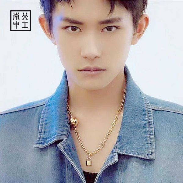 designer luoyang jewelry trendy tiffay horseshoe chain golden ball lock head long necklace men's and women's hip-hop style accesso, Black
designer luoyang jewelry trendy tiffay horseshoe chain golden ball lock head long necklace men's and women's hip-hop style accesso, Black