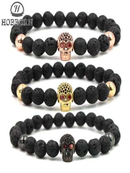 hobborn trendy natural lava stone bracelet women men hip hop rose gold silver color charm cz skull bracelets pulsera hombre5115476, Golden;silver
hobborn trendy natural lava stone bracelet women men hip hop rose gold silver color charm cz skull bracelets pulsera hombre5115476, Golden;silver