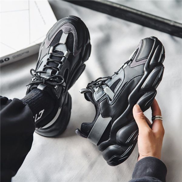 mens platform black sneakers man winter fashion men chunky shoes trainers street style male footwear shoes for men
mens platform black sneakers man winter fashion men chunky shoes trainers street style male footwear shoes for men