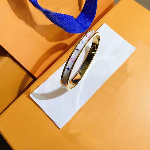 new style bracelets women bangle luxury designer jewelry 18k gold plated stainless steel wedding lovers gift bangles accessories wholesale y, Black
new style bracelets women bangle luxury designer jewelry 18k gold plated stainless steel wedding lovers gift bangles accessories wholesale y, Black
