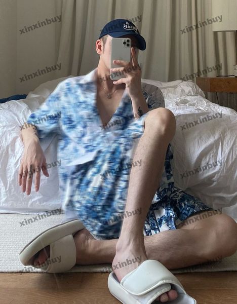 xinxinbuy men designer tee t shirt 23ss hawaiian beach tie dye shirts print short sleeve cotton women white black blue 318952 s-2xl, Black;brown
xinxinbuy men designer tee t shirt 23ss hawaiian beach tie dye shirts print short sleeve cotton women white black blue 318952 s-2xl, Black;brown