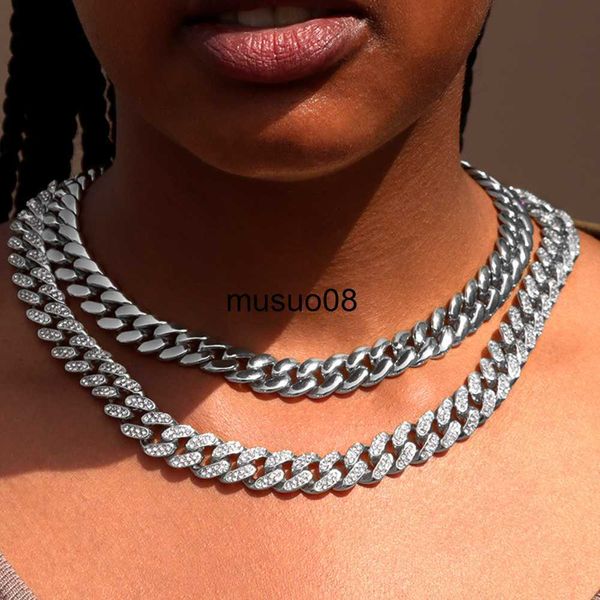 pendant necklaces fashion 13mm curb miami cuban link chain necklace for women chunky metal chain cuban necklace bracelet hiphop jewelry new, Silver
pendant necklaces fashion 13mm curb miami cuban link chain necklace for women chunky metal chain cuban necklace bracelet hiphop jewelry new, Silver