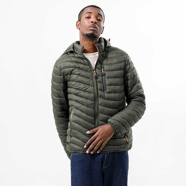 autumn new men's winter down jacket lightweight casual warm long sleeve cotton waterproof windproof coat with a detachable hood law, Black
autumn new men's winter down jacket lightweight casual warm long sleeve cotton waterproof windproof coat with a detachable hood law, Black