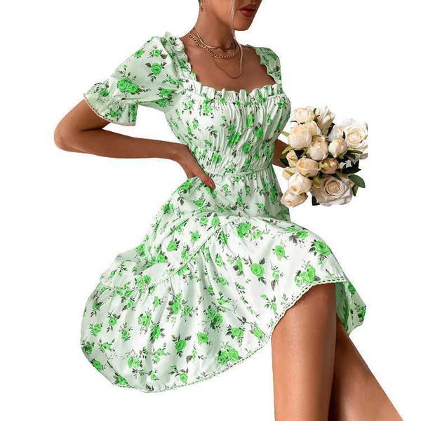 summer backless oem midi dress floral print pattern design custom women casual dresses jszm, Black;gray
summer backless oem midi dress floral print pattern design custom women casual dresses jszm, Black;gray