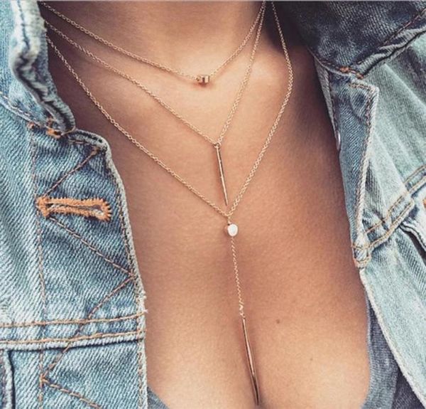 idealway women fashionable multilayer chain necklace gold plated summer charms choker necklace for women jewelry8426697, Golden;silver
idealway women fashionable multilayer chain necklace gold plated summer charms choker necklace for women jewelry8426697, Golden;silver