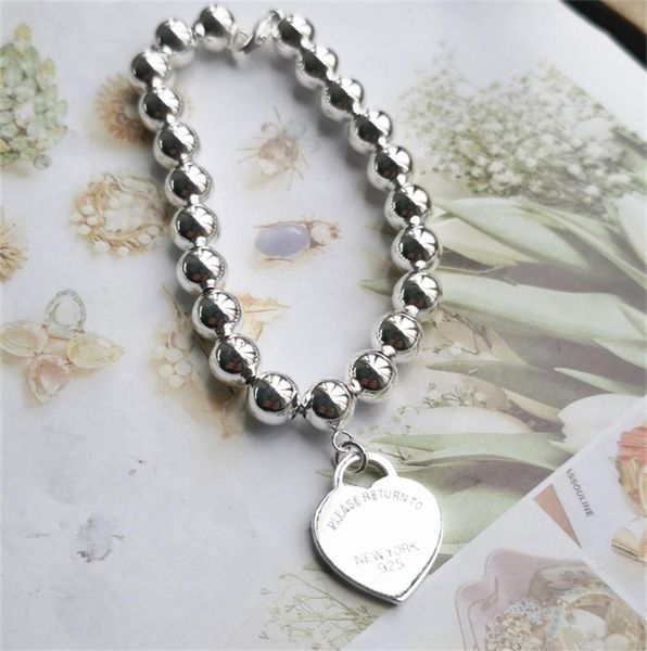 fashion silver heart card 8mm round beads ladies bracelet jewelry holiday gift 2009255685236, Black
fashion silver heart card 8mm round beads ladies bracelet jewelry holiday gift 2009255685236, Black