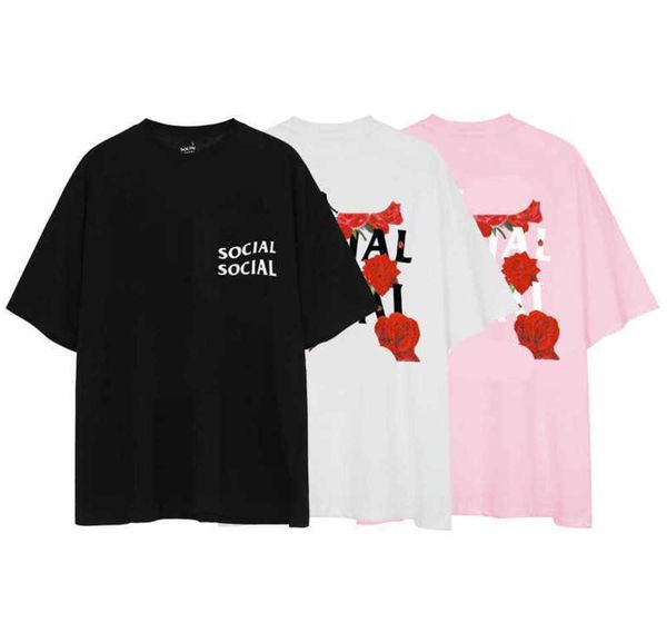 street fashion brand assc men's t shirt anti soclal club rose letters printed t-shirt trend short-sleeved couple motion design 886ess, White
street fashion brand assc men's t shirt anti soclal club rose letters printed t-shirt trend short-sleeved couple motion design 886ess, White