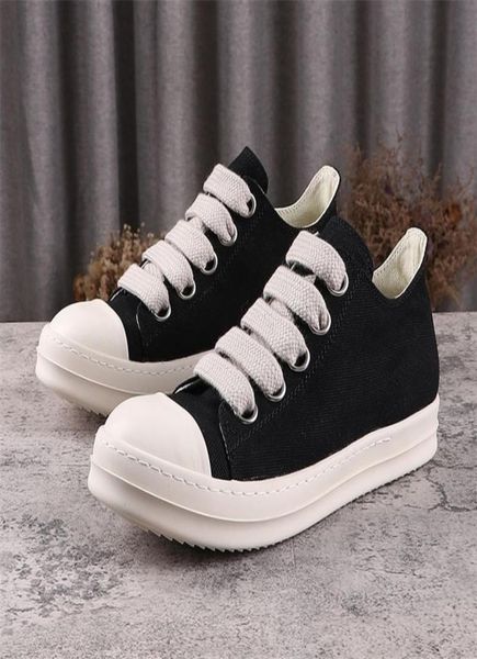 high street brand rick jumbo lace shoes ro canvas men owens sneakers casual mens 2208152562144, Black
high street brand rick jumbo lace shoes ro canvas men owens sneakers casual mens 2208152562144, Black