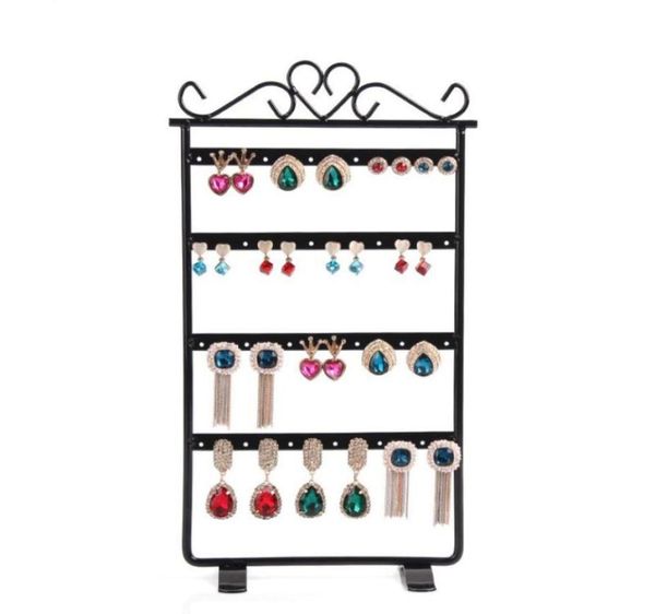 new style earring display stand necklace holder jewelry pendants rack ear stud shelf jewelry organizer showcase60114546589945, Black
new style earring display stand necklace holder jewelry pendants rack ear stud shelf jewelry organizer showcase60114546589945, Black