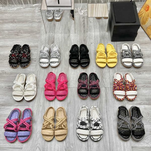 designer sandals women blade logo sandal hemp rope woven braided slides platform slides quilted thick bottom slingbacks calf leather sandals, Black
designer sandals women blade logo sandal hemp rope woven braided slides platform slides quilted thick bottom slingbacks calf leather sandals, Black