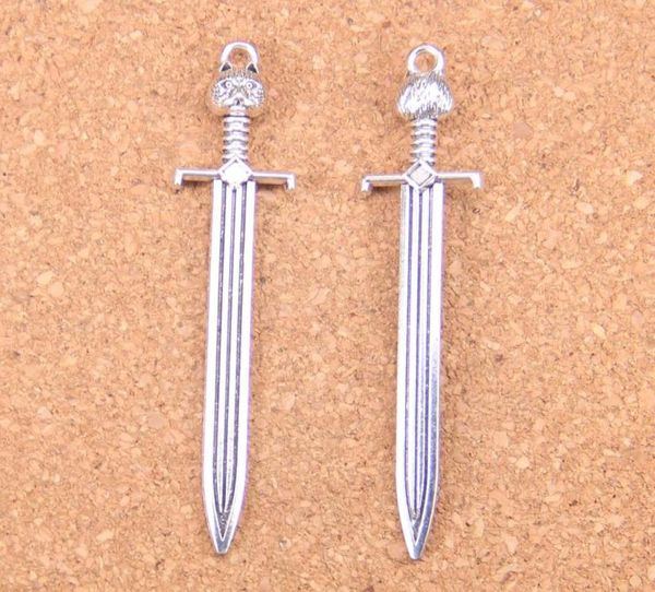 30pcs antique silver bronze plated sword cat charms pendant diy necklace bracelet bangle findings 6615mm3329260, Bronze;silver
30pcs antique silver bronze plated sword cat charms pendant diy necklace bracelet bangle findings 6615mm3329260, Bronze;silver