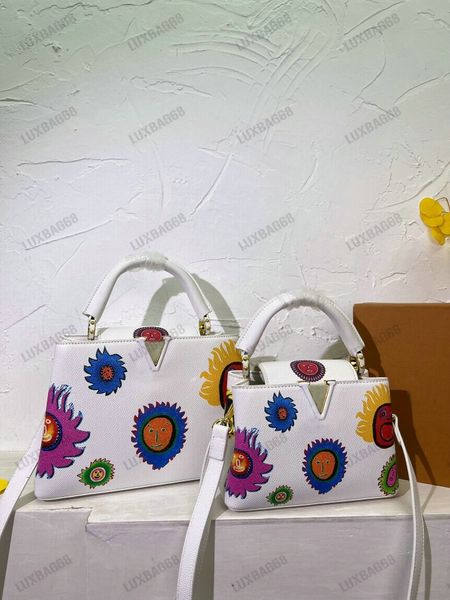 2023ss yk capucines mm pm designer handbags womens designers luxurys tote bag yayoi kusama colorful faces handle bags m21726 dots collaborat
2023ss yk capucines mm pm designer handbags womens designers luxurys tote bag yayoi kusama colorful faces handle bags m21726 dots collaborat