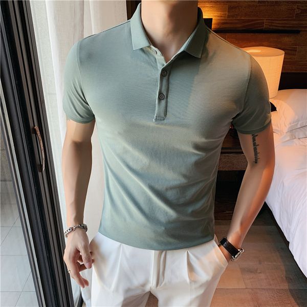 men's polos summer multiple colors cotton polo shirts for men/2023 slim fit shorts sleeve stand collar tees male 37p8k, White;black
men's polos summer multiple colors cotton polo shirts for men/2023 slim fit shorts sleeve stand collar tees male 37p8k, White;black