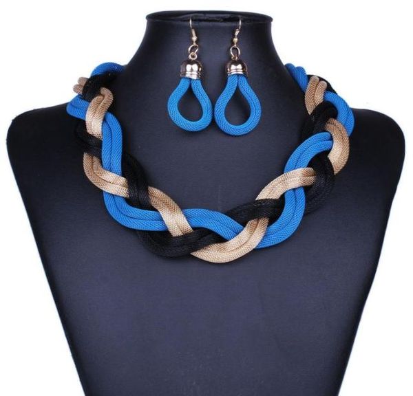 fashion exaggerated crude preparation of metal chain necklace retro big earrings sets of chain5396492, Silver
fashion exaggerated crude preparation of metal chain necklace retro big earrings sets of chain5396492, Silver