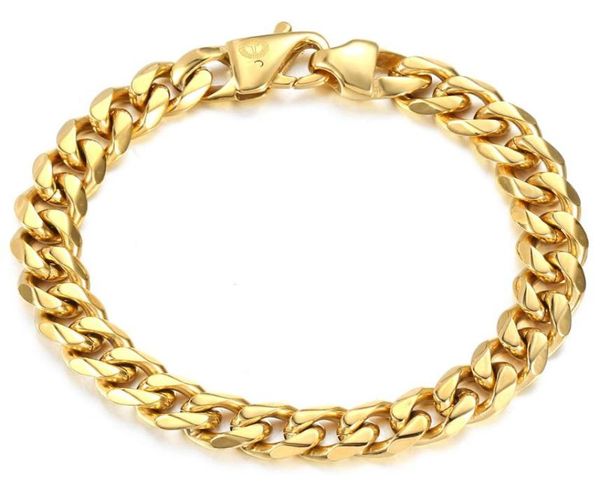 davieslee 11mm male bracelet cuban curb link chain 316l stainless steel bracelet for men boys gold silver color 89 inch dhb5141067469, Black
davieslee 11mm male bracelet cuban curb link chain 316l stainless steel bracelet for men boys gold silver color 89 inch dhb5141067469, Black