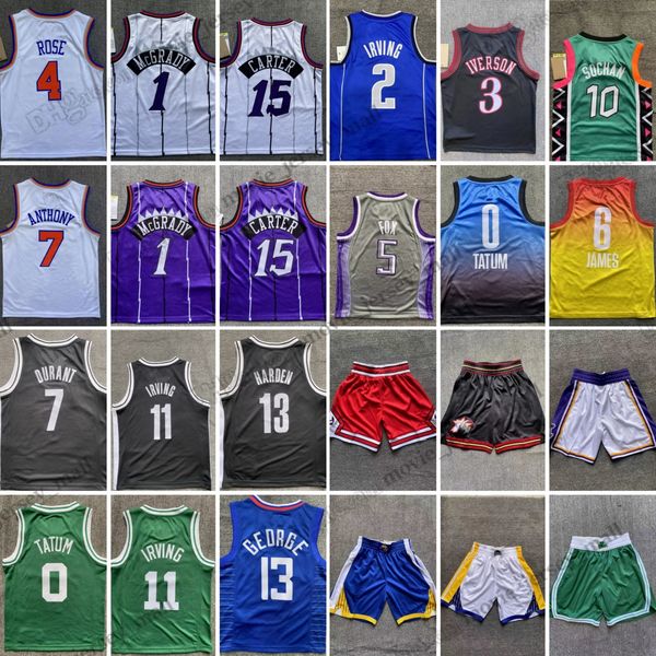 printed youth basketball jerseys shorts iverson curry thompson wiggins james davis tatum brown irving doncic butler wade mcgrady carter rose, Black;red
printed youth basketball jerseys shorts iverson curry thompson wiggins james davis tatum brown irving doncic butler wade mcgrady carter rose, Black;red