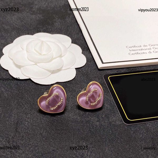 earrings designer for women letter design jewelry transparent purple heart shaped jewelry decoration stud #including brand box new arrival, Golden;silver
earrings designer for women letter design jewelry transparent purple heart shaped jewelry decoration stud #including brand box new arrival, Golden;silver