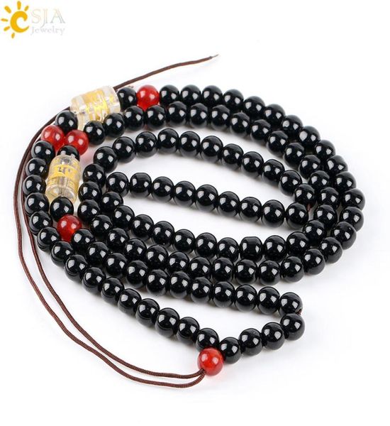 csja 6mm round black glass seed mala beaded necklace for jewelry diy making add pendant by yourself men women long statement neckl6736184, Silver
csja 6mm round black glass seed mala beaded necklace for jewelry diy making add pendant by yourself men women long statement neckl6736184, Silver