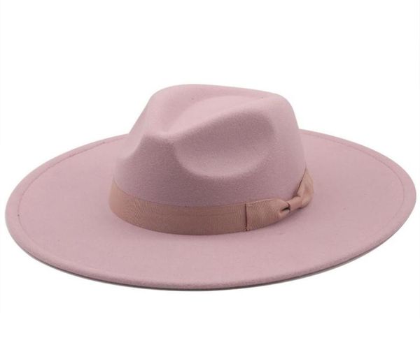 wide brim hats simple british style men women winter bow wool fedoras cap 95cm big wedding jazz3487710, Blue;gray
wide brim hats simple british style men women winter bow wool fedoras cap 95cm big wedding jazz3487710, Blue;gray