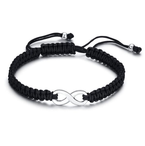 infinity lovers friendship bracelets for women man jewelry black handmade braided stretched rope chain bracelets5821652, Golden;silver
infinity lovers friendship bracelets for women man jewelry black handmade braided stretched rope chain bracelets5821652, Golden;silver