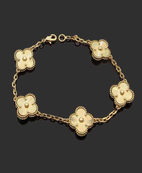 luxury designer link chain bracelet fourleaf cleef clover womens fashion 18k gold bracelets jewelry u6 14654173, Golden;silver
luxury designer link chain bracelet fourleaf cleef clover womens fashion 18k gold bracelets jewelry u6 14654173, Golden;silver