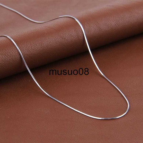 pendant necklaces fashion sell snake chain platinum plated ladies 1mm thick necklaces jewelry gift wholesale no fade j230601, Silver
pendant necklaces fashion sell snake chain platinum plated ladies 1mm thick necklaces jewelry gift wholesale no fade j230601, Silver