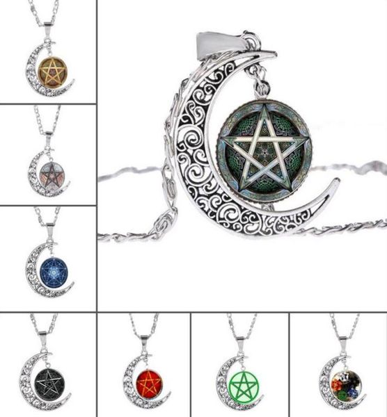 witchcraft fivepointed star pattern time gemstone necklace glass pendant wfn210 with chain mix order 20 pieces7009558, Silver
witchcraft fivepointed star pattern time gemstone necklace glass pendant wfn210 with chain mix order 20 pieces7009558, Silver