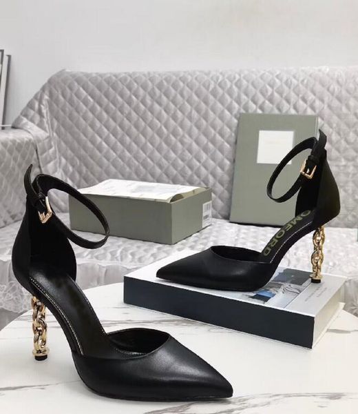 brand d'orsay women sandals shoes sculpted gold-tone chain heel calf leather nude black lady party dress sandalias party wedding eu35-4
brand d'orsay women sandals shoes sculpted gold-tone chain heel calf leather nude black lady party dress sandalias party wedding eu35-4