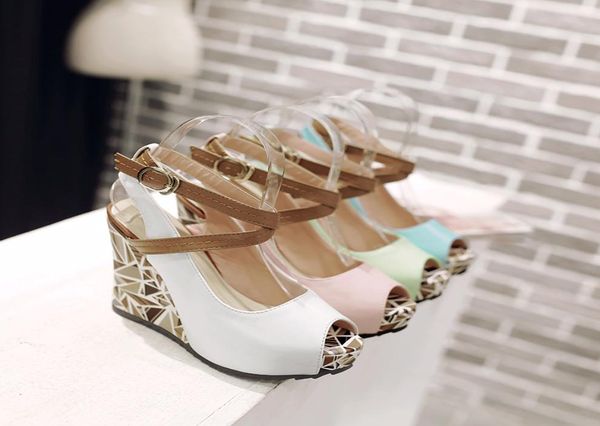 buckle women pumps 120mm wedge fashion slingback shoes ladies peep toe high heels sandals wedding platform office d7370555, Black
buckle women pumps 120mm wedge fashion slingback shoes ladies peep toe high heels sandals wedding platform office d7370555, Black