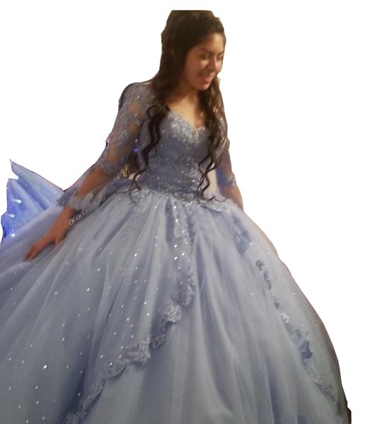 2023 vintage quinceanera dresses light blue long sleeves lace appliques crystal beads sweetheart corset back plus size formal party prom eve, Blue;red
2023 vintage quinceanera dresses light blue long sleeves lace appliques crystal beads sweetheart corset back plus size formal party prom eve, Blue;red