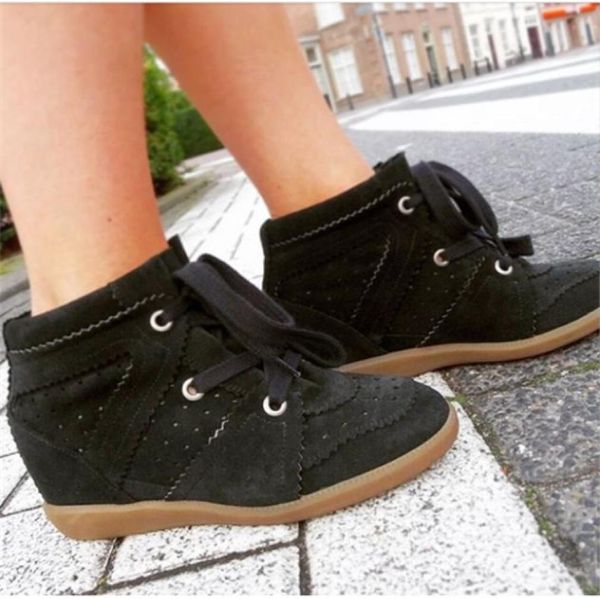 height increasing lace up concealed wedge boots ankle black red beige suede botas femininas autumn winter fashion shoes woman high3135755
height increasing lace up concealed wedge boots ankle black red beige suede botas femininas autumn winter fashion shoes woman high3135755