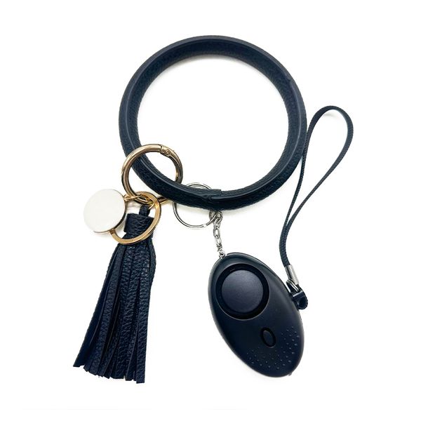 purple women's self-defense key ring two-piece safety key ring alarm leather wrist strap keychain, Silver
purple women's self-defense key ring two-piece safety key ring alarm leather wrist strap keychain, Silver