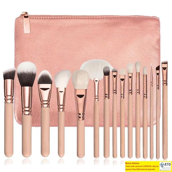 in stock makeup brush 15pcs set brush with pu bag professional brush for powder foundation blush eyeshadow
in stock makeup brush 15pcs set brush with pu bag professional brush for powder foundation blush eyeshadow