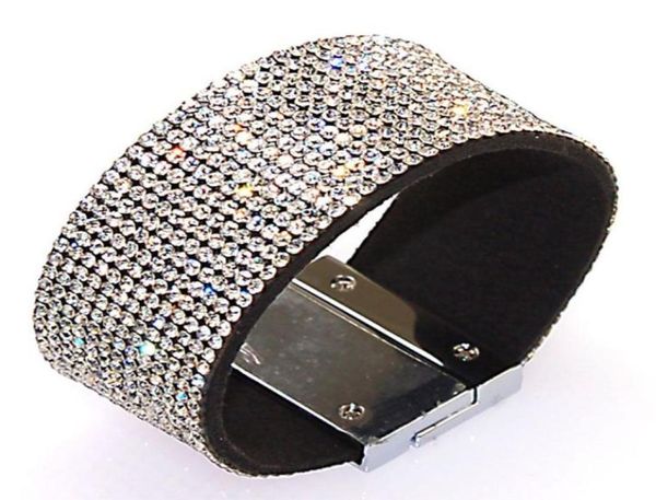 full crystal magnetic wrap bracelet rhinestone bling bracelet wrap magnetic clasp bracelet5697721, Black 
full crystal magnetic wrap bracelet rhinestone bling bracelet wrap magnetic clasp bracelet5697721, Black