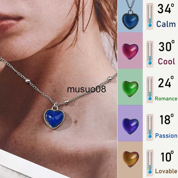 pendant necklaces thermochromic mood monitor heart pendant necklace color change as emperature women girls clavicle chain necklaces lover je, Silver
pendant necklaces thermochromic mood monitor heart pendant necklace color change as emperature women girls clavicle chain necklaces lover je, Silver